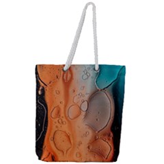 Water Screen Full Print Rope Handle Tote (large) by nateshop