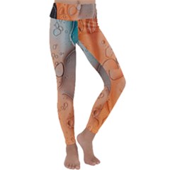 Water Screen Kids  Lightweight Velour Classic Yoga Leggings by nateshop