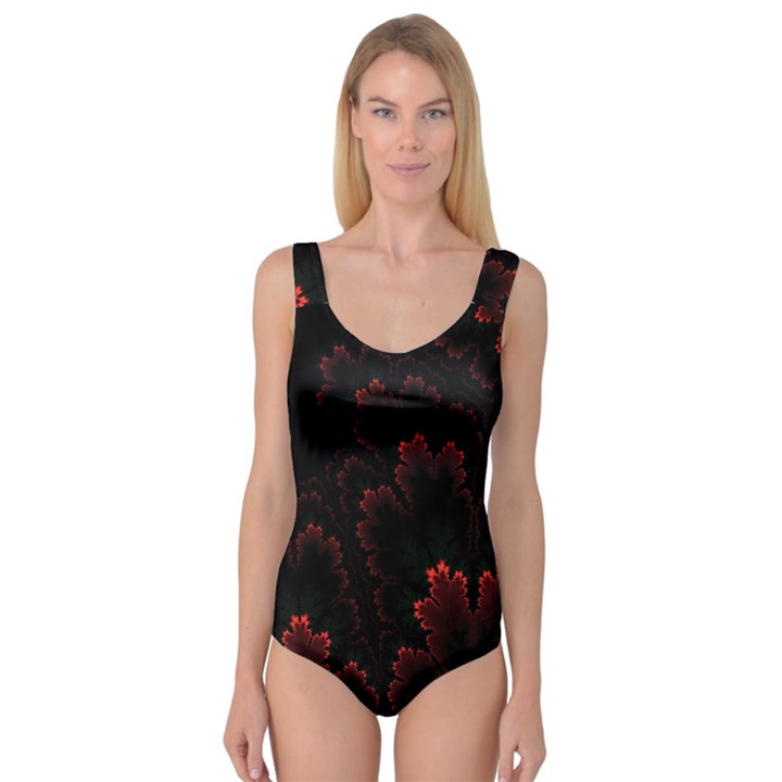 Amoled Red N Black Princess Tank Leotard 