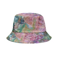 Abstract Waves Inside Out Bucket Hat by kaleidomarblingart