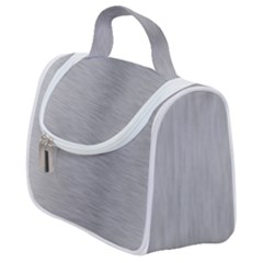 Aluminum Textures, Horizontal Metal Texture, Gray Metal Plate Satchel Handbag by nateshop