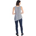 Aluminum Textures, Horizontal Metal Texture, Gray Metal Plate Sleeveless Tunic View2