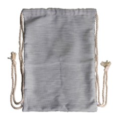 Aluminum Textures, Horizontal Metal Texture, Gray Metal Plate Drawstring Bag (large) by nateshop