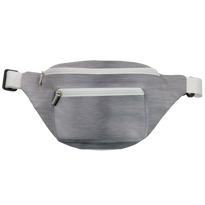 Aluminum Textures, Horizontal Metal Texture, Gray Metal Plate Fanny Pack