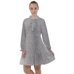 Aluminum Textures, Horizontal Metal Texture, Gray Metal Plate All Frills Chiffon Dress by nateshop