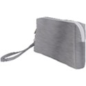 Aluminum Textures, Horizontal Metal Texture, Gray Metal Plate Wristlet Pouch Bag (Small) View1