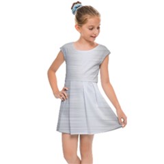 Aluminum Textures, Polished Metal Plate Kids  Cap Sleeve Dress by nateshop