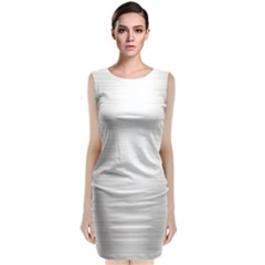 Aluminum Textures, Polished Metal Plate Sleeveless Velvet Midi Dress by nateshop