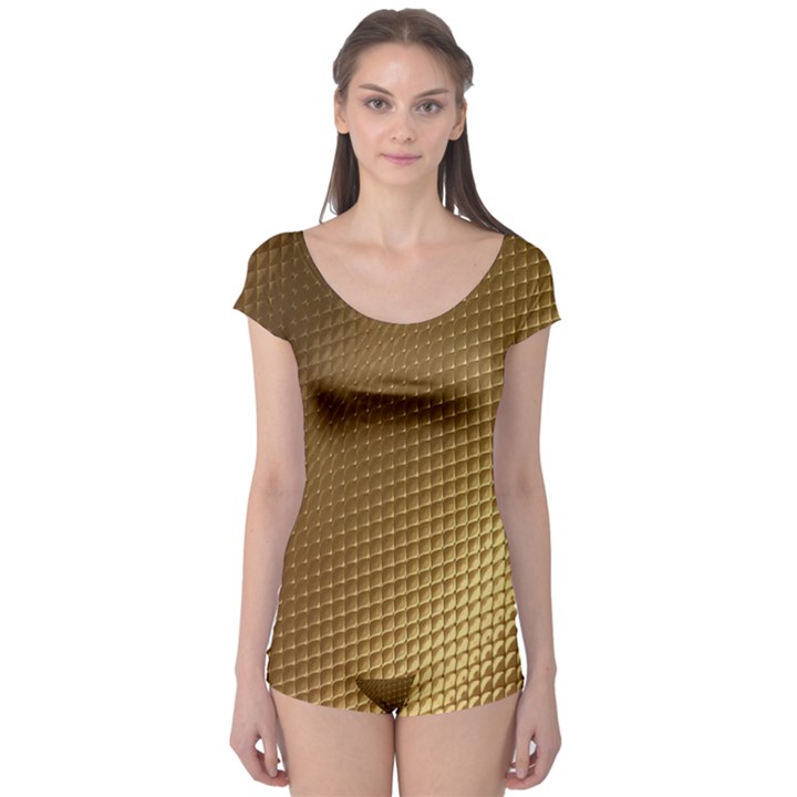 Gold, Golden Background ,aesthetic Boyleg Leotard 