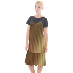 Gold, Golden Background ,aesthetic Camis Fishtail Dress by nateshop