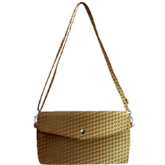 Gold, Golden Background ,aesthetic Removable Strap Clutch Bag by nateshop