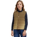 Gold, Golden Background ,aesthetic Kid s Button Up Puffer Vest	 View1