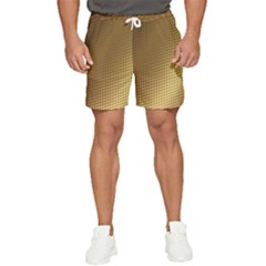 Gold, Golden Background ,aesthetic Men s Runner Shorts by nateshop