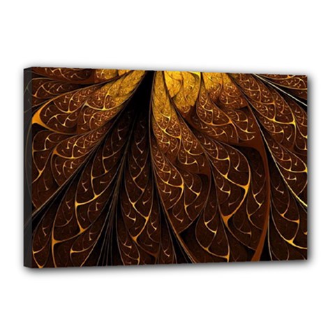 Gold, Golden Background Canvas 18  X 12  (stretched)