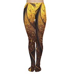 Gold, Golden Background Tights by nateshop