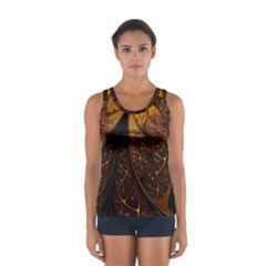 Gold, Golden Background Sport Tank Top  by nateshop