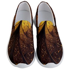 Gold, Golden Background Men s Lightweight Slip Ons by nateshop