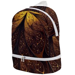 Gold, Golden Background Zip Bottom Backpack by nateshop