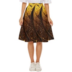 Gold, Golden Background Classic Short Skirt by nateshop