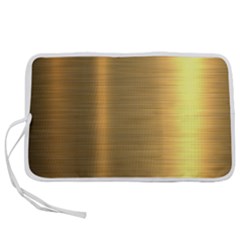 Golden Textures Polished Metal Plate, Metal Textures Pen Storage Case (s) by nateshop