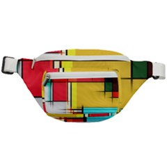 Multicolored Retro Abstraction%2 Fanny Pack by nateshop