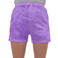 Purple Paper Texture, Paper Background Sleepwear Shorts by nateshop