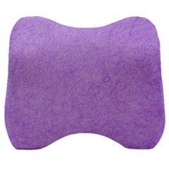 Purple Paper Texture, Paper Background Velour Head Support Cushion by nateshop