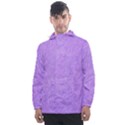 Purple Paper Texture, Paper Background Men s Front Pocket Pullover Windbreaker View1