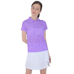 Purple Paper Texture, Paper Background Women s Polo T-shirt