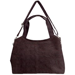 Black Leather Texture Leather Textures, Brown Leather Line Double Compartment Shoulder Bag by nateshop