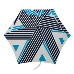 Blue Lines Background, Retro Backgrounds, Blue Mini Folding Umbrellas by nateshop