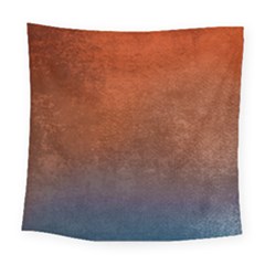 Orange To Blue, Abstract, Background, Blue, Orange, Square Tapestry (large) by nateshop