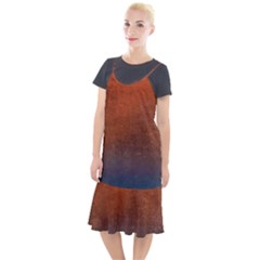 Orange To Blue, Abstract, Background, Blue, Orange, Camis Fishtail Dress by nateshop