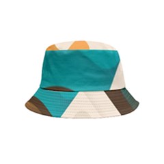 Retro Colored Abstraction Background, Creative Retro Bucket Hat (kids) by nateshop