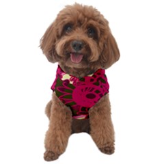 Mazipoodles Love Flowers - Green Magenta Pink Dog Sweater by Mazipoodles