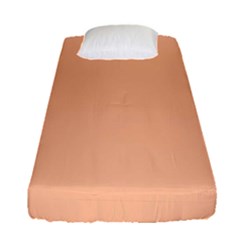 Peach Fuzz 2024 Fitted Sheet (single Size) by dressshop