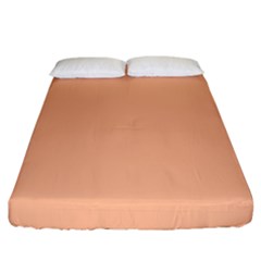 Peach Fuzz 2024 Fitted Sheet (california King Size) by dressshop