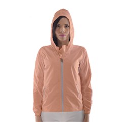 Peach Fuzz 2024 Women s Hooded Windbreaker by dressshop