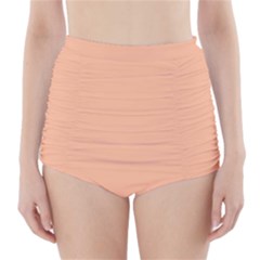 Peach Fuzz 2024 High-waisted Bikini Bottoms by dressshop