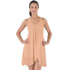 Peach Fuzz 2024 Show Some Back Chiffon Dress by dressshop