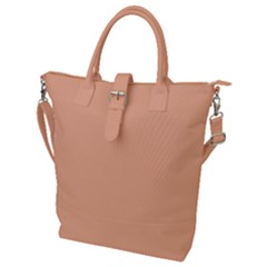 Peach Fuzz 2024 Buckle Top Tote Bag by dressshop