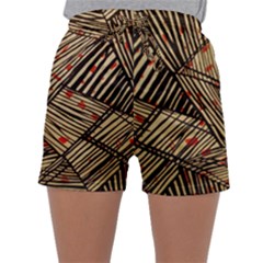 Abstract Geometric Pattern, Abstract Paper Backgrounds Sleepwear Shorts by nateshop