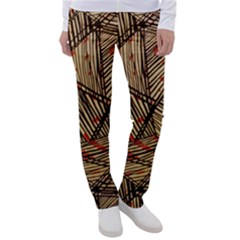 Abstract Geometric Pattern, Abstract Paper Backgrounds Women s Casual Pants by nateshop