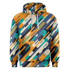 Abstract Rays, Material Design, Colorful Lines, Geometric Men s Overhead Hoodie by nateshop