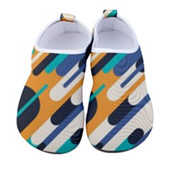 Abstract Rays, Material Design, Colorful Lines, Geometric Kids  Sock-style Water Shoes by nateshop