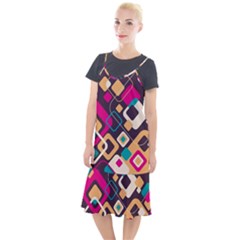 Colorful Abstract Background, Geometric Background Camis Fishtail Dress by nateshop