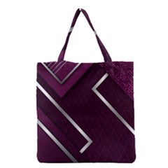 Purple Abstract Background, Luxury Purple Background Grocery Tote Bag by nateshop