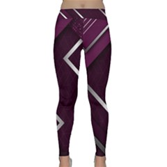 Purple Abstract Background, Luxury Purple Background Classic Yoga Leggings by nateshop