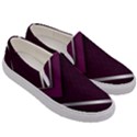 Purple Abstract Background, Luxury Purple Background Men s Canvas Slip Ons View3