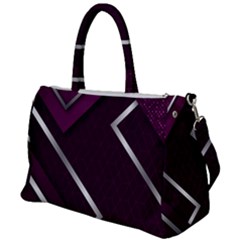 Purple Abstract Background, Luxury Purple Background Duffel Travel Bag